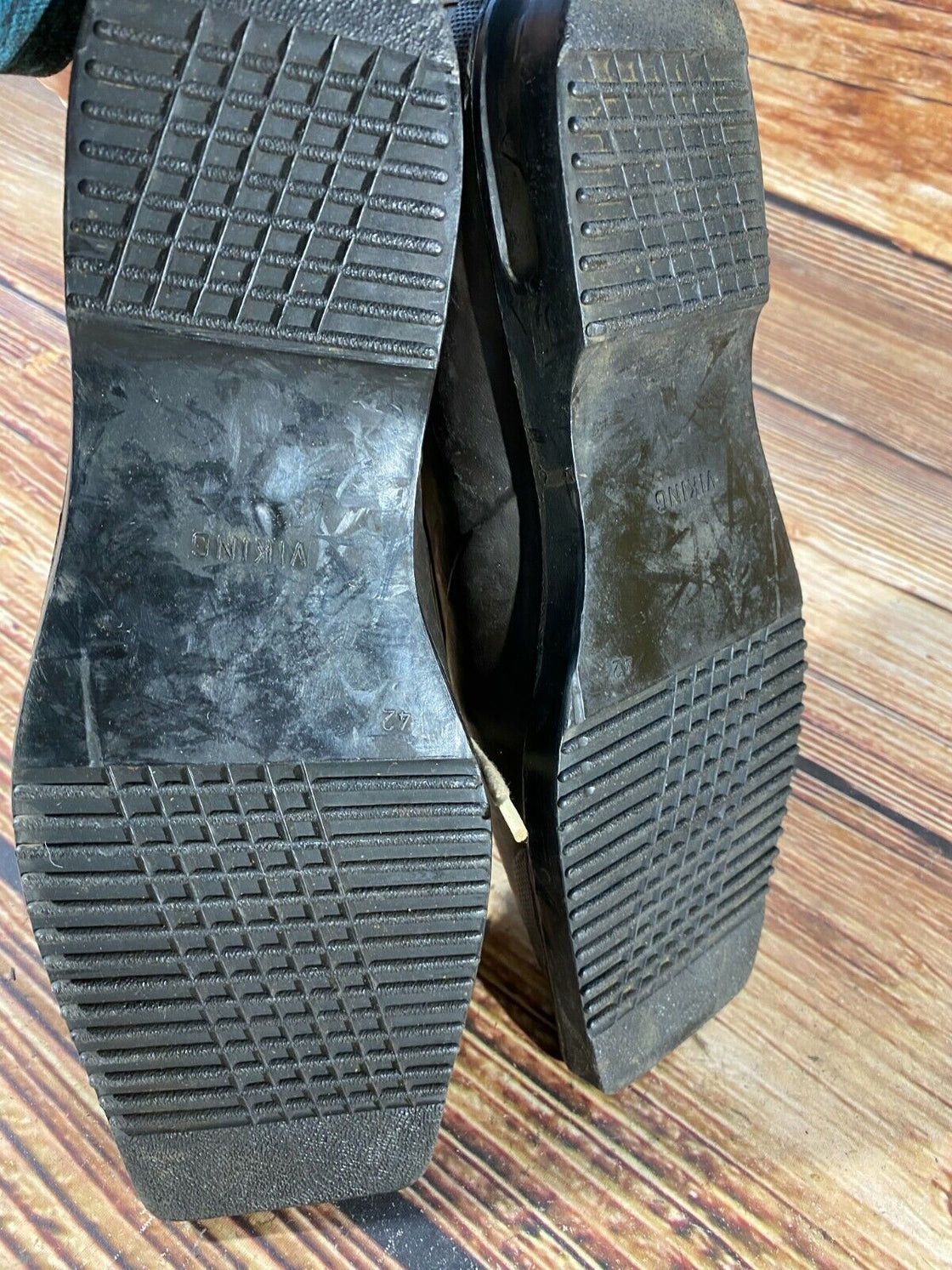 VIKING Vintage Cross Country Ski Boots for Kandahar Old Cable Binding EU42 US8.5