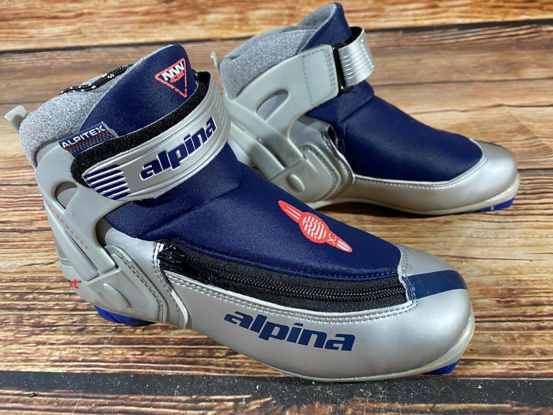 Alpina 438 Nordic Cross Country Ski Boots Size EU37 US5 NNN bindings