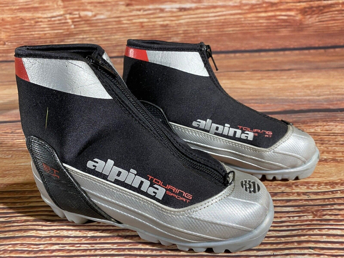 Alpina ST10jr Kids Nordic Cross Country Ski Boots Size EU32 US1.5 NNN A-1364