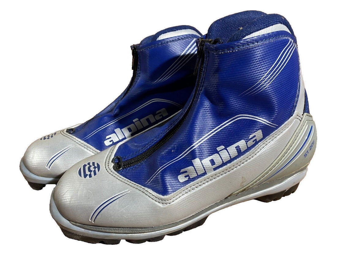 Alpina ST20jr Nordic Cross Country Ski Boots Size EU38 US6 for NNN 624