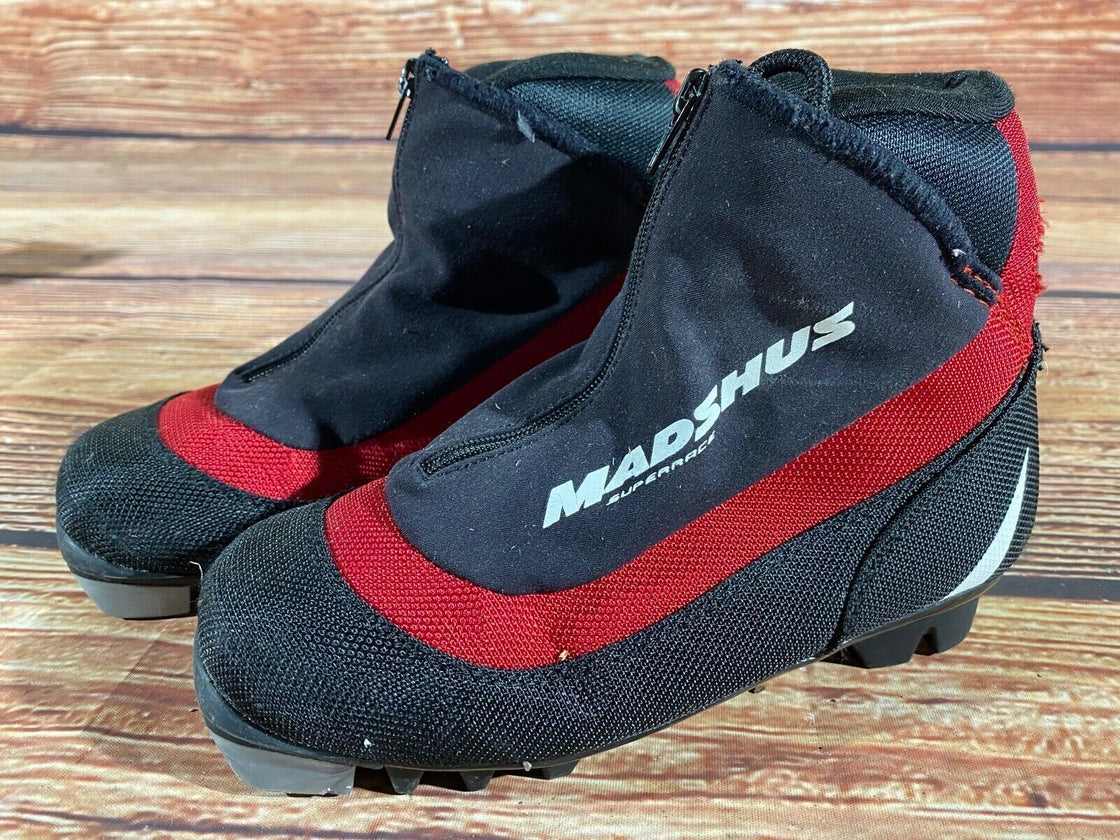 Madshus Super Race Kids Nordic Cross Country Ski Boots Size EU32 US13.5 NNN M241