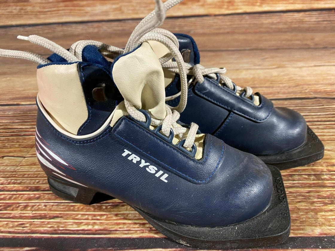 Trysil Vintage Nordic Norm Cross Country Ski Boots Size EU29 US11 NN 75mm