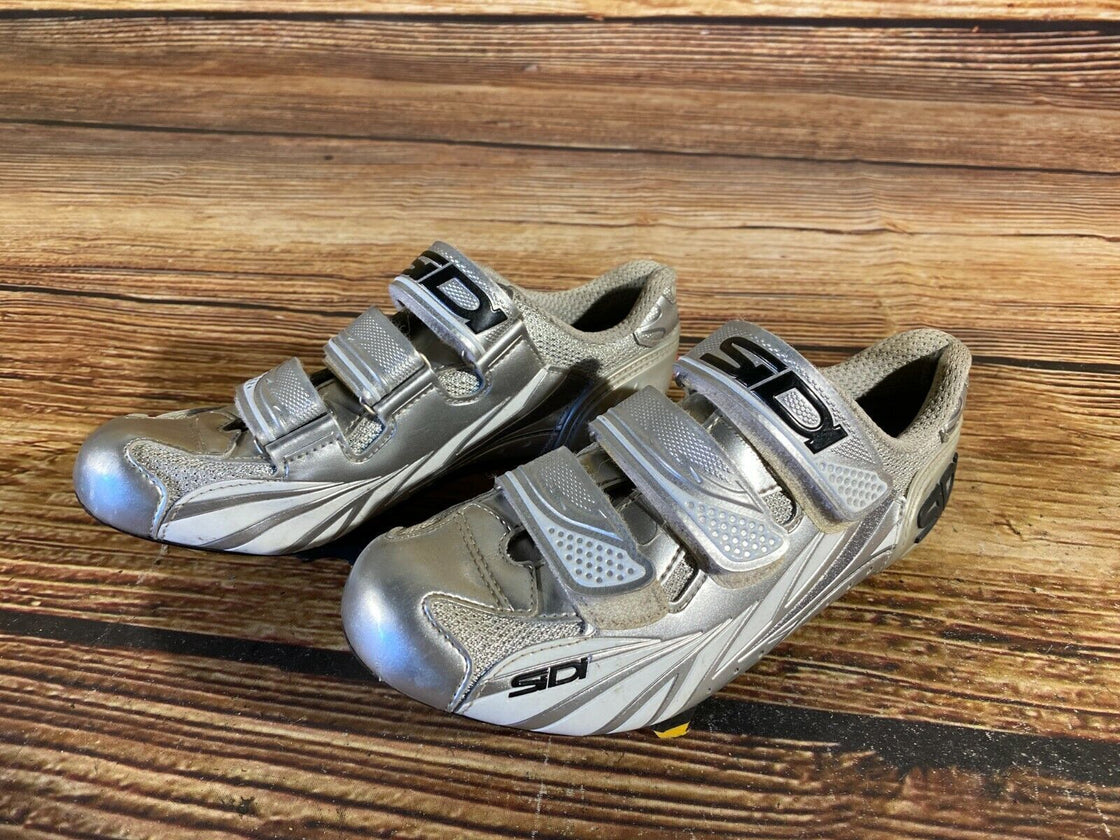 SIDI Road Cycling Shoes Carbon Millennium Biking Boots 3 Bolts Size EU39, US6