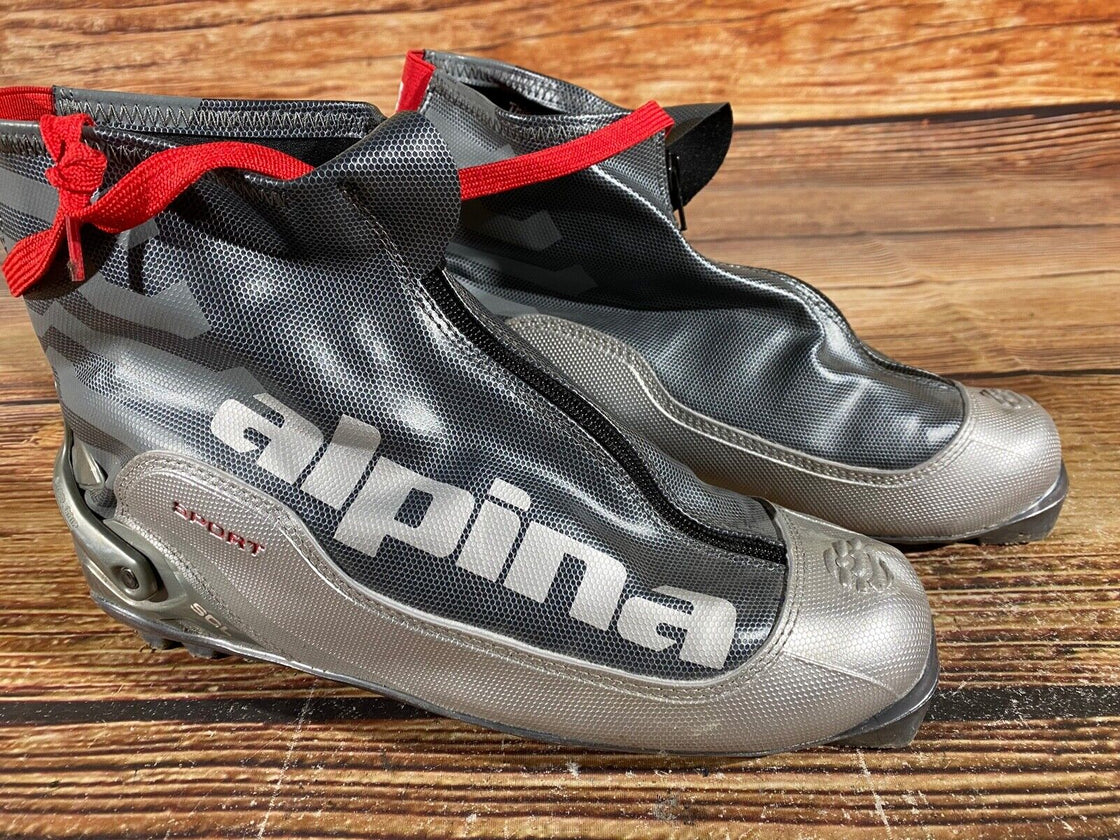 Alpina SCL Nordic Cross Country Ski Boots Size EU42 US9 for NNN