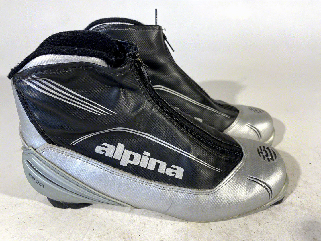 Alpina SP20L Nordic Cross Country Ski Boots Size EU39 US7 for NNN