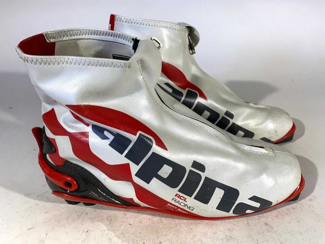 Alpina RCL Racing Nordic Cross Country Ski Boots Size EU44 US10.5 for NNN