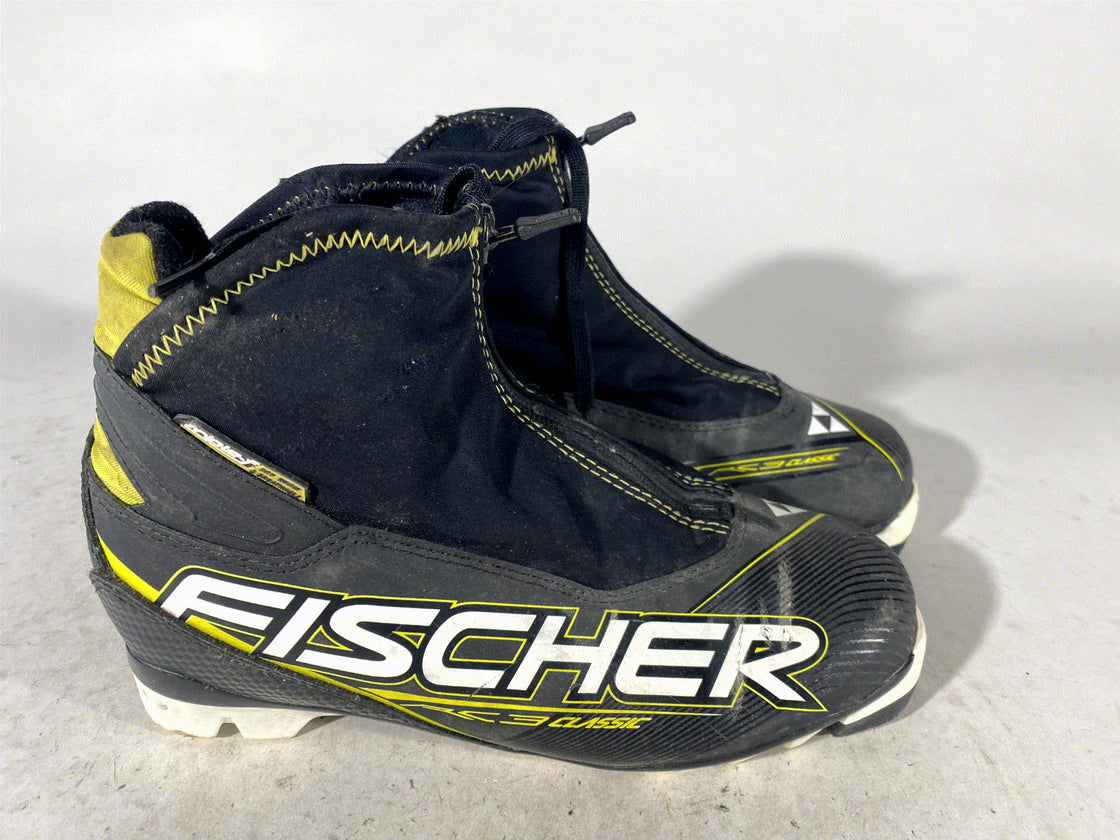 Fischer RC3 Classic Nordic Cross Country Ski Boots Size EU38 US6 NNN