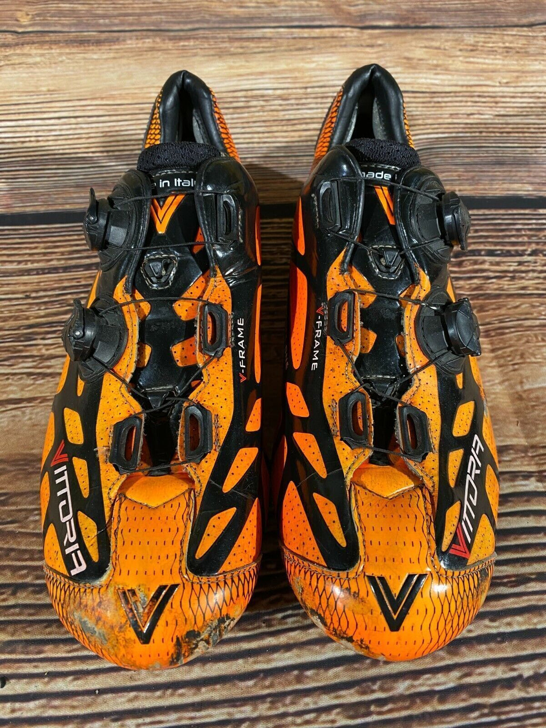 VITTORIA Road Cycling Shoes Biking Boots Size EU44.5, US11 Mondo 282