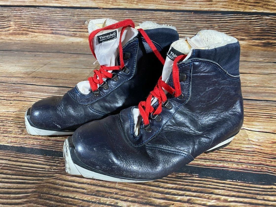 SALOMON 511 Leather Nordic Cross Country Ski Boots Size EU43 US9.5 SNS profile