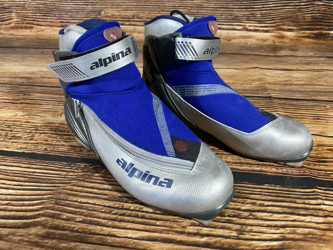 Alpina SP25 Nordic Cross Country Ski Boots Size EU38 US6 for NNN