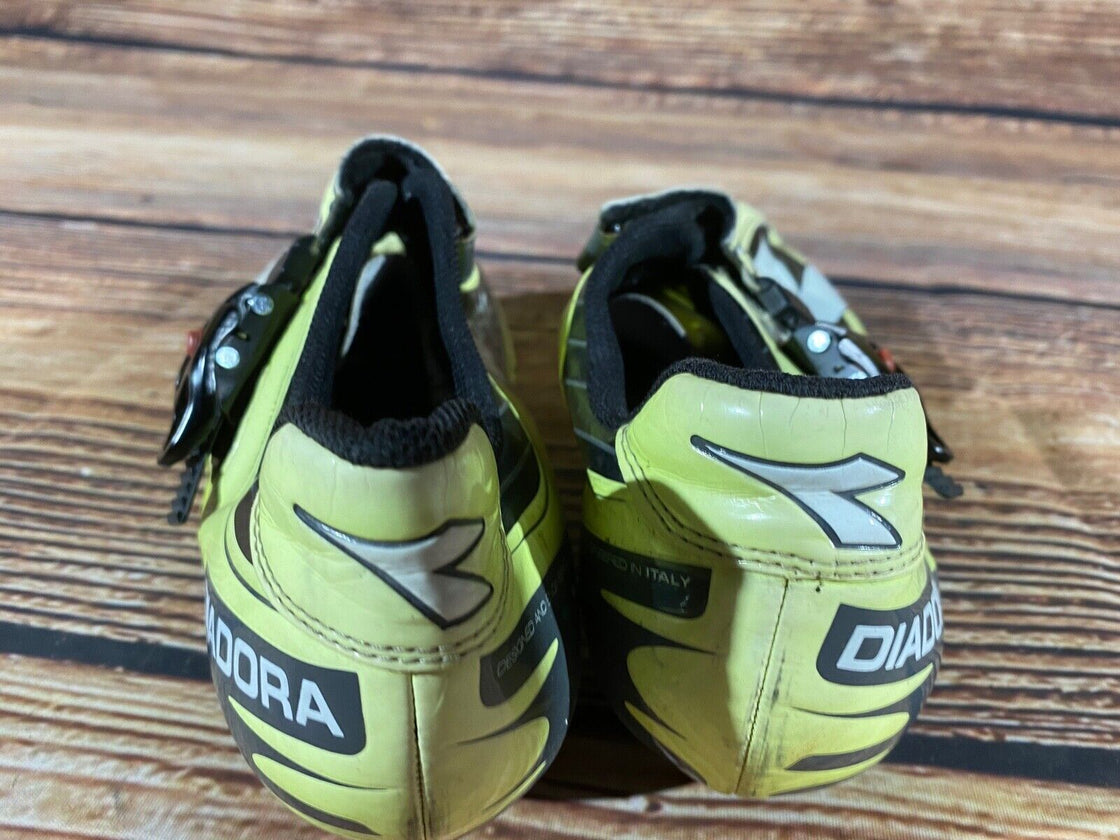 DIADORA Trivex Road Cycling Shoes Biking Boots Shoes Size EU44, US10, Mondo 278