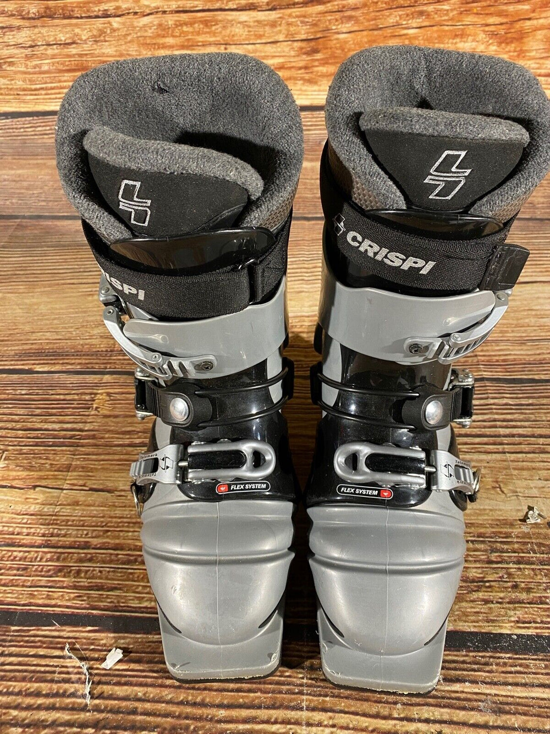 Crispi CX Telemark Nordic Norm Cross Ski Boots Size MONDO 242 for NN 75mm 3 pin