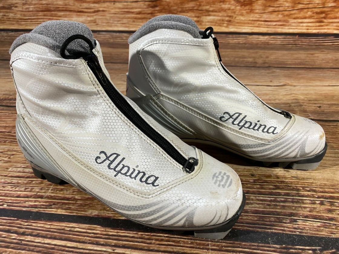 Alpina Eve2ST Nordic Cross Country Ski Boots Size EU37 US5 for NNN