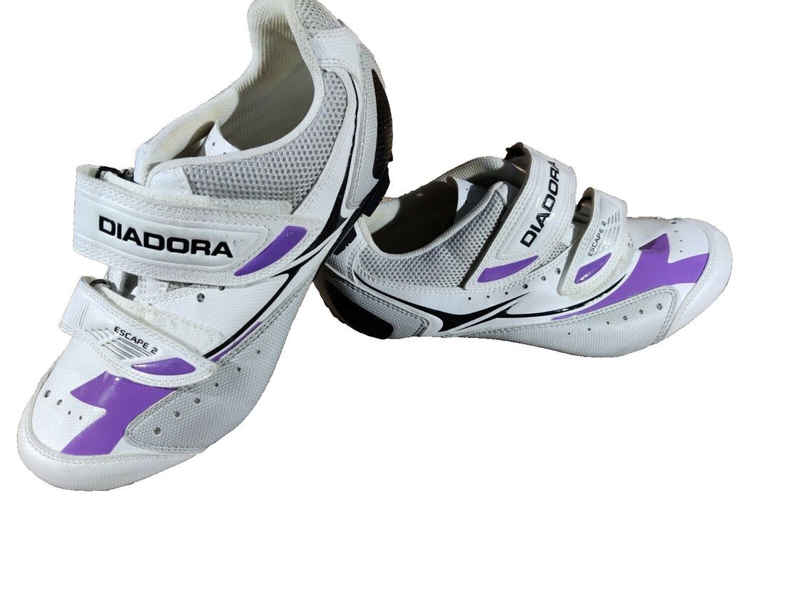 DIADORA Escape 2 Cycling MTB Shoes Mountain Bike Boots 2 Bolts Ladies EU39, US8