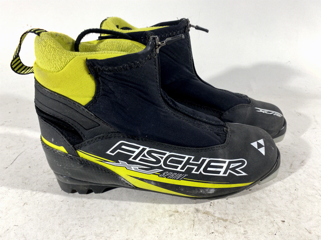 Fischer XJ Sprint Nordic Cross Country Classic Ski Boots Size EU40 US7.5 NNN 190