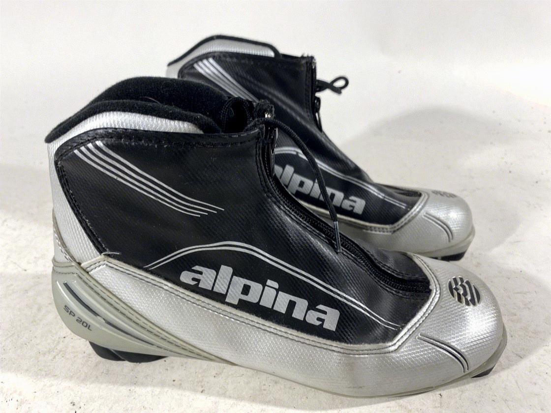 Alpina SP20L Cross Country Ski Boots Classic Size EU40 US7.5 NNN Rottefella 537