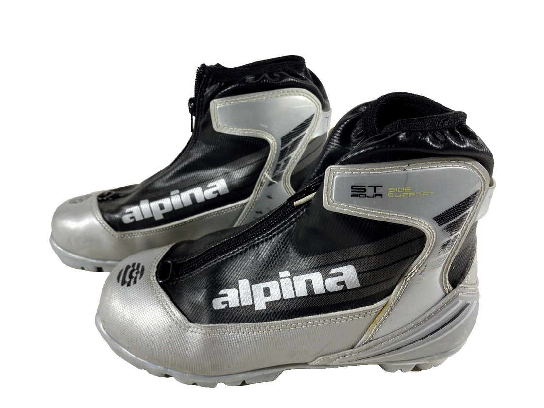 Alpina ST30 Jr Nordic Cross Country Classic Ski Boots Size EU37 US5 for NNN 554