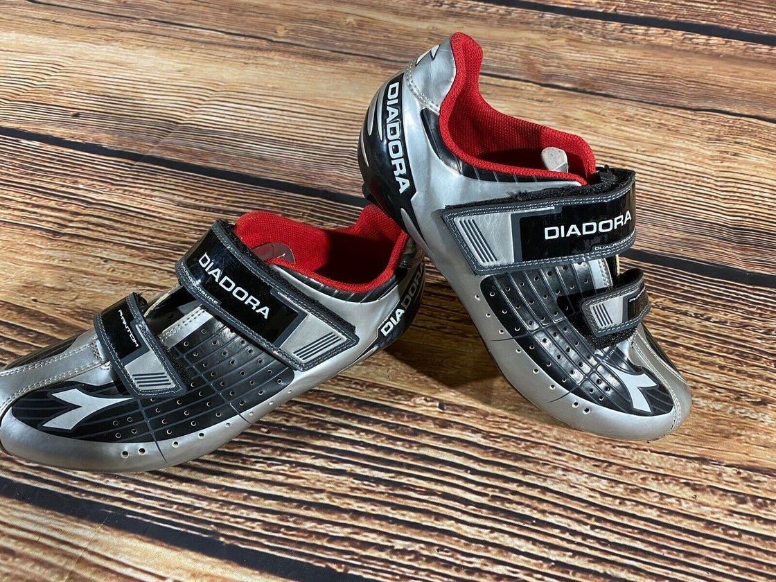 DIADORA Phantom Road Cycling Shoes Biking Boots 3 Bolts EU40, US7, Mondo 245