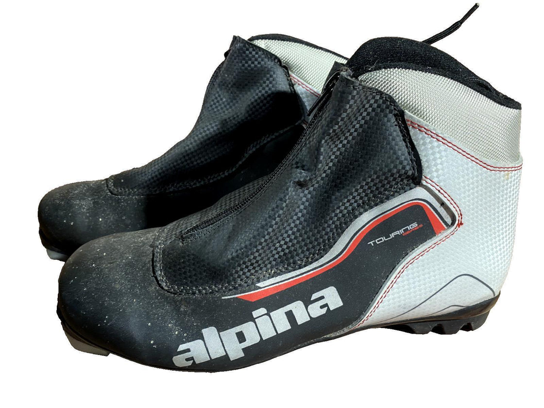 Alpina Touring Nordic Cross Country Ski Boots Size EU44 US10.5 for NNN 620