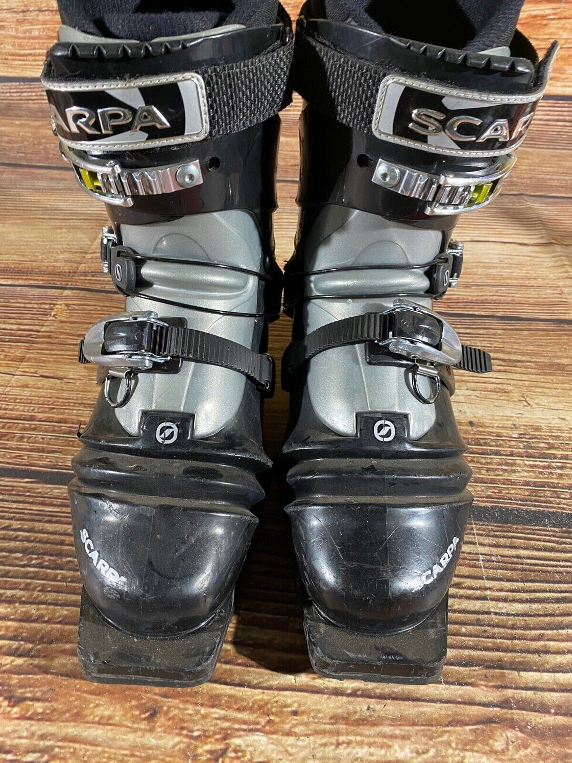 SCARPA T2 R Telemark Nordic Norm Ski Boots Size MONDO 242 US6 NN 75mm 3pin