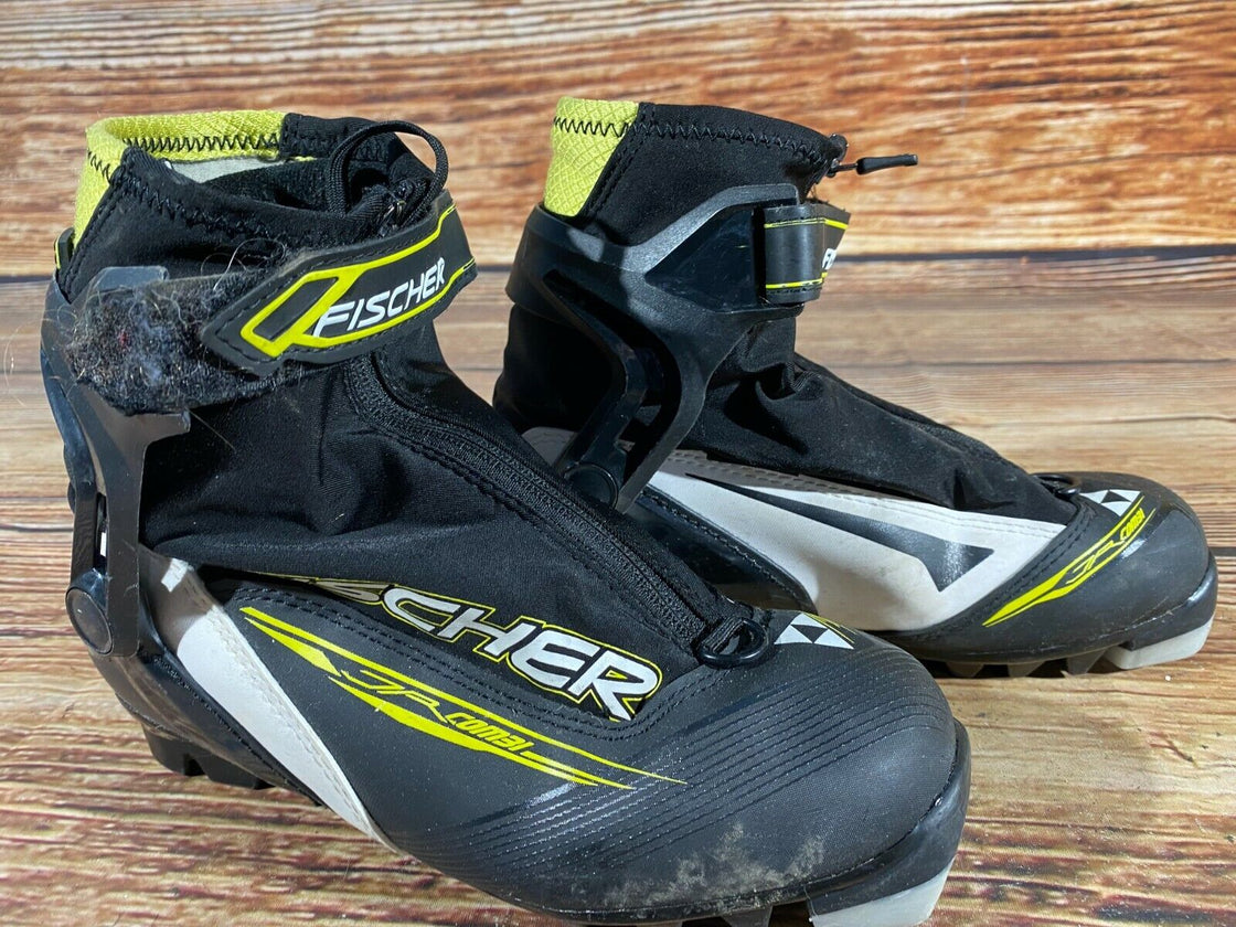 Fischer JR Combi Nordic Cross Country Ski Boots Size EU37 US5 NNN