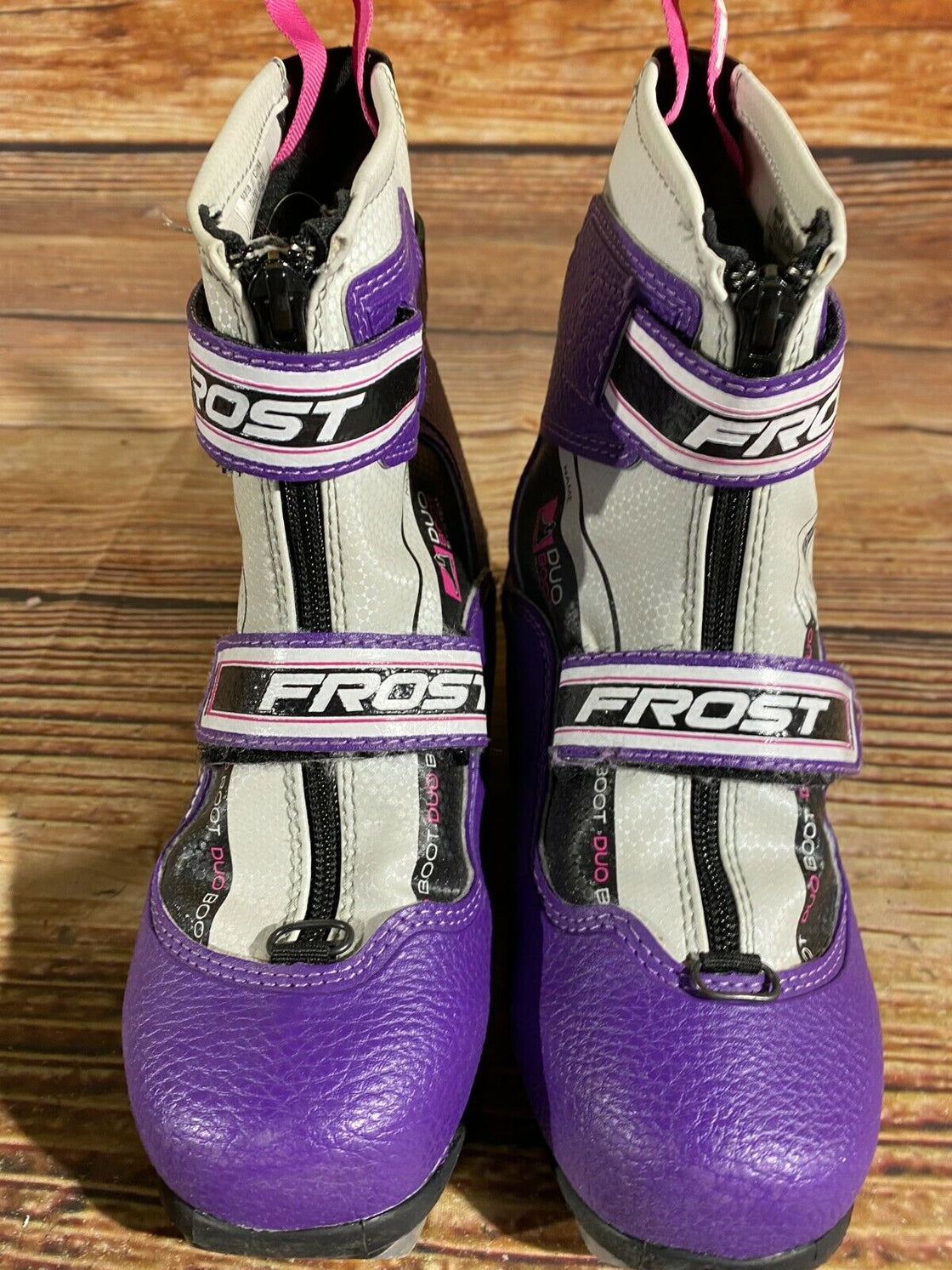 Alpina Frost Kids Nordic Cross Country Ski Boots Size EU33 US2 for NNN A-145