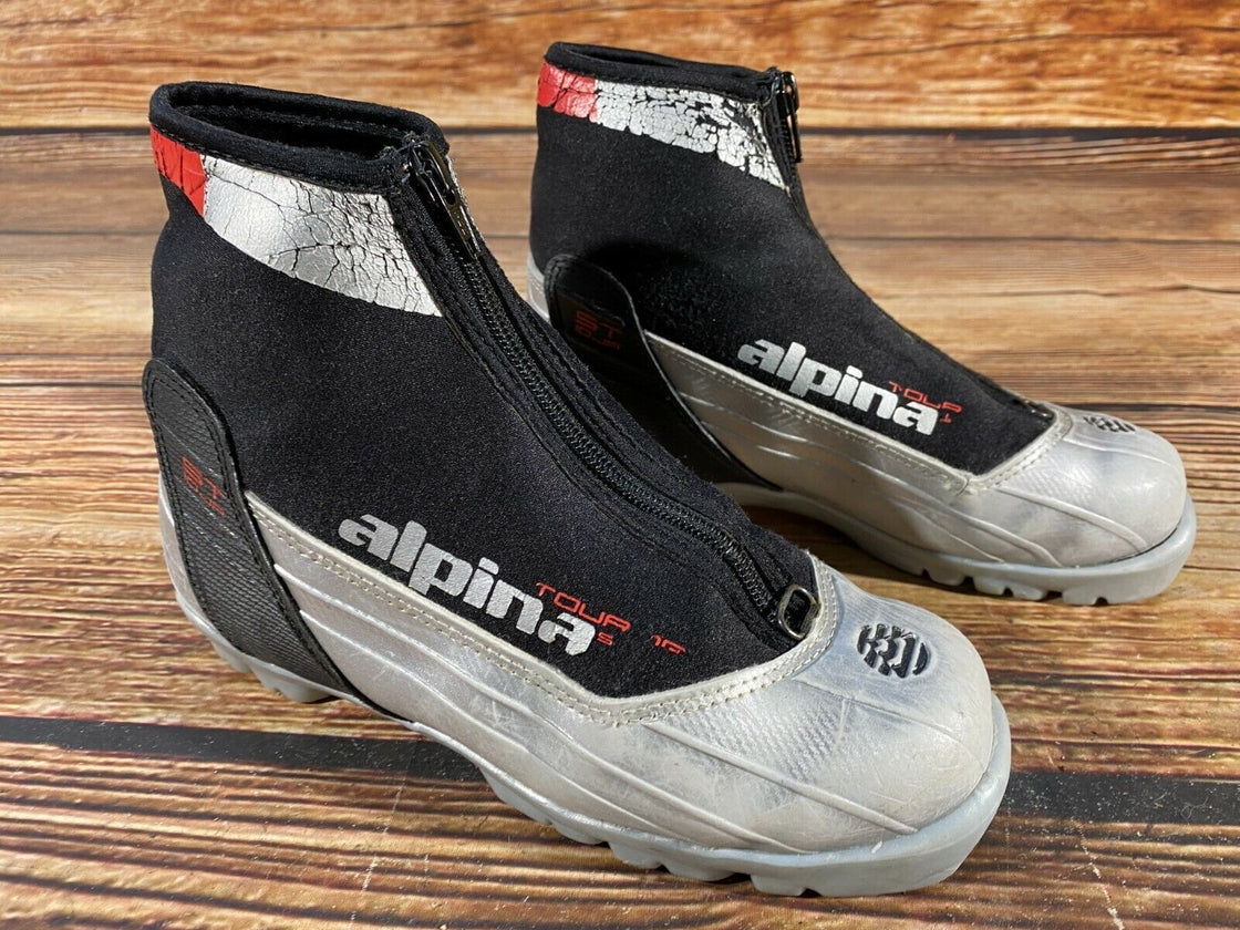 Alpina ST10jr Nordic Cross Country Ski Boots Size EU35 US3.5 NNN 570