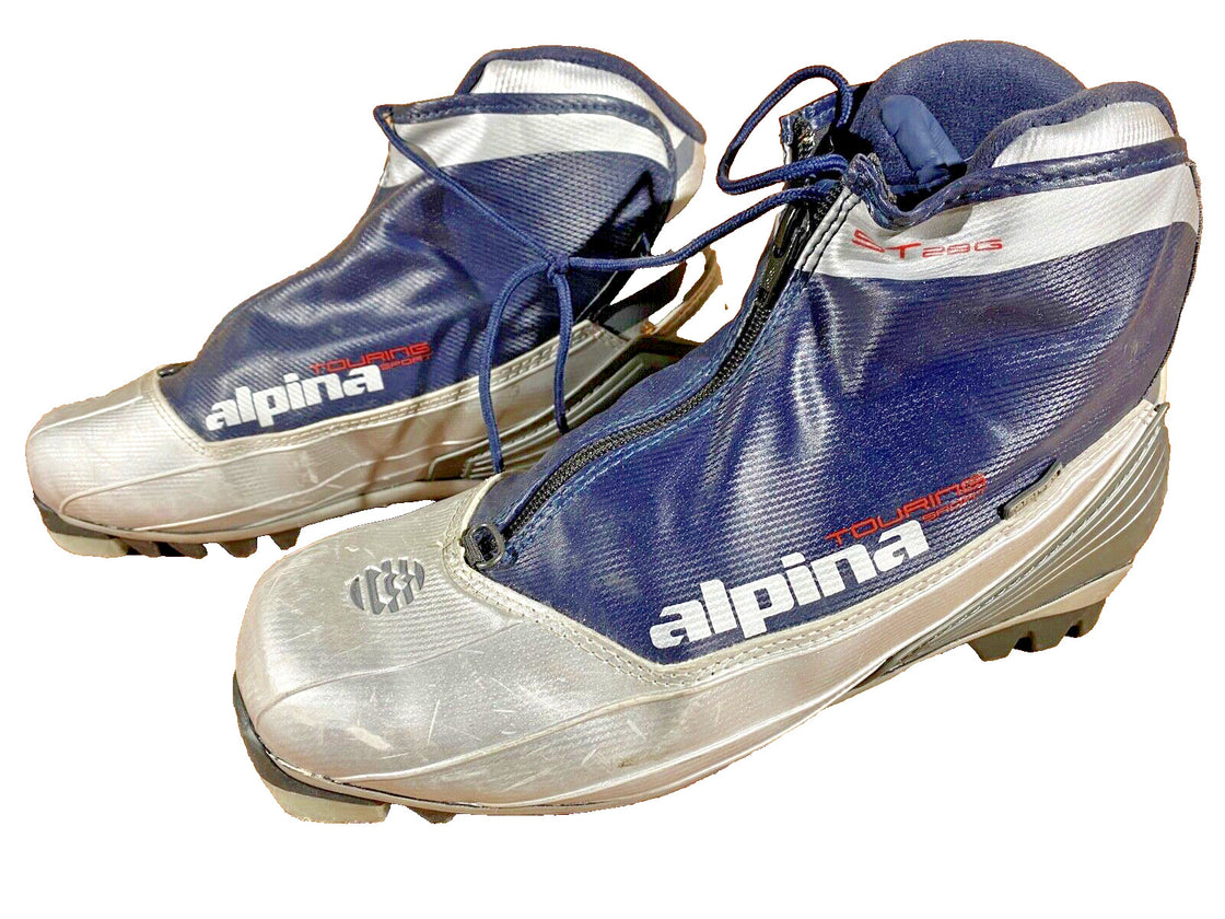 Alpina ST28G Nordic Cross Country Ski Boots Size EU42 US9 for NNN