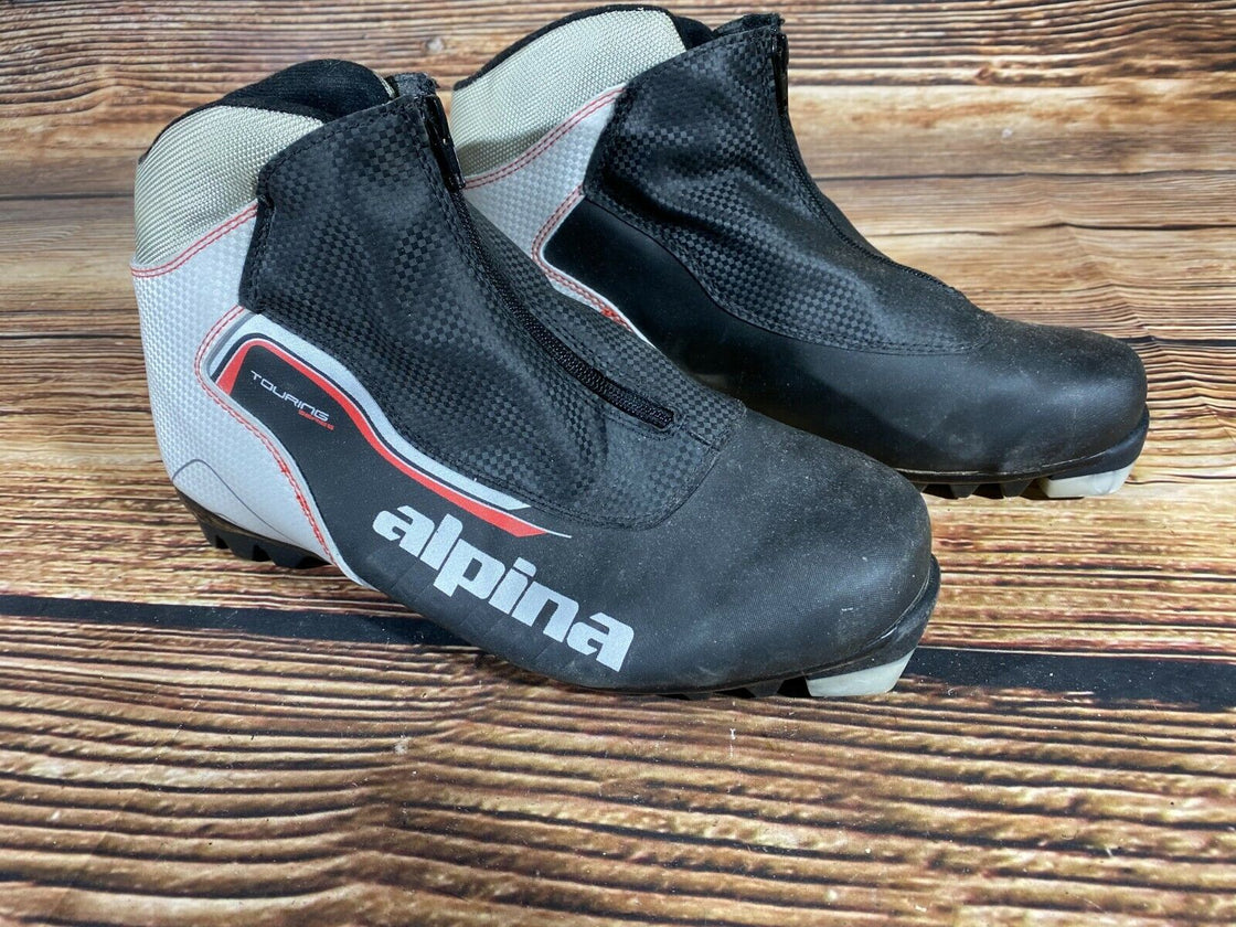 Alpina Touring Cross Country Ski Boots Combi Size EU44 US10.5 NNN