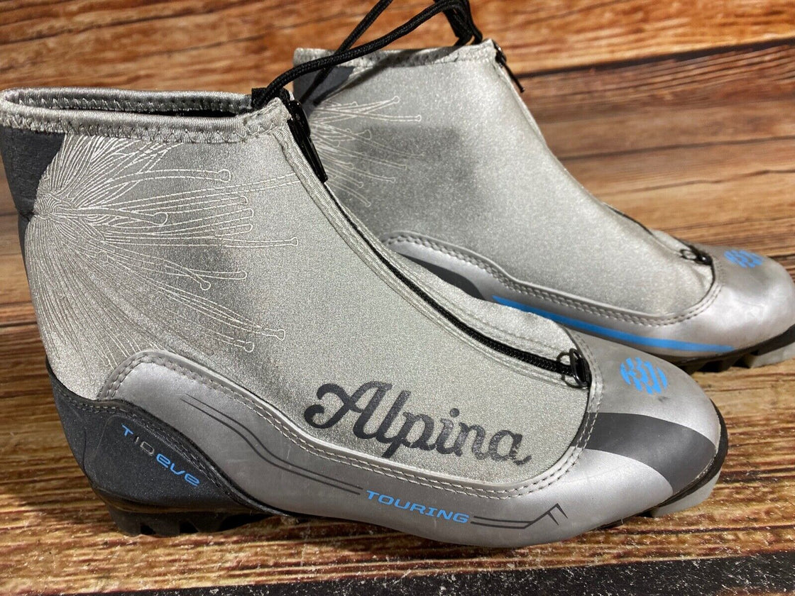 Alpina T10Eve Nordic Cross Country Ski Boots Size EU40 US7.5 for NNN