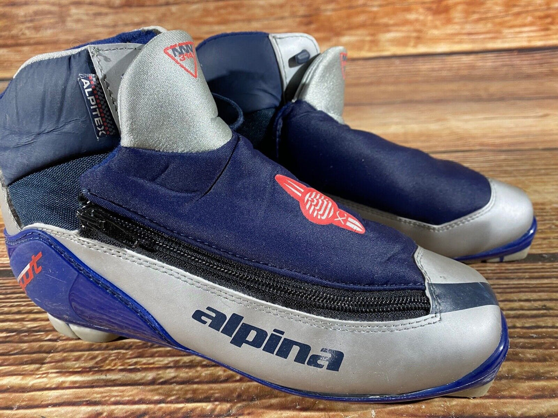 Alpina 314 Nordic Cross Country Ski Boots Size EU38 US6 for NNN