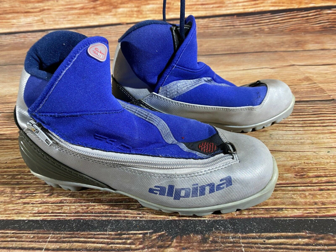 Alpina ST11j Nordic Cross Country Ski Boots Size EU40 US7.5 for NNN