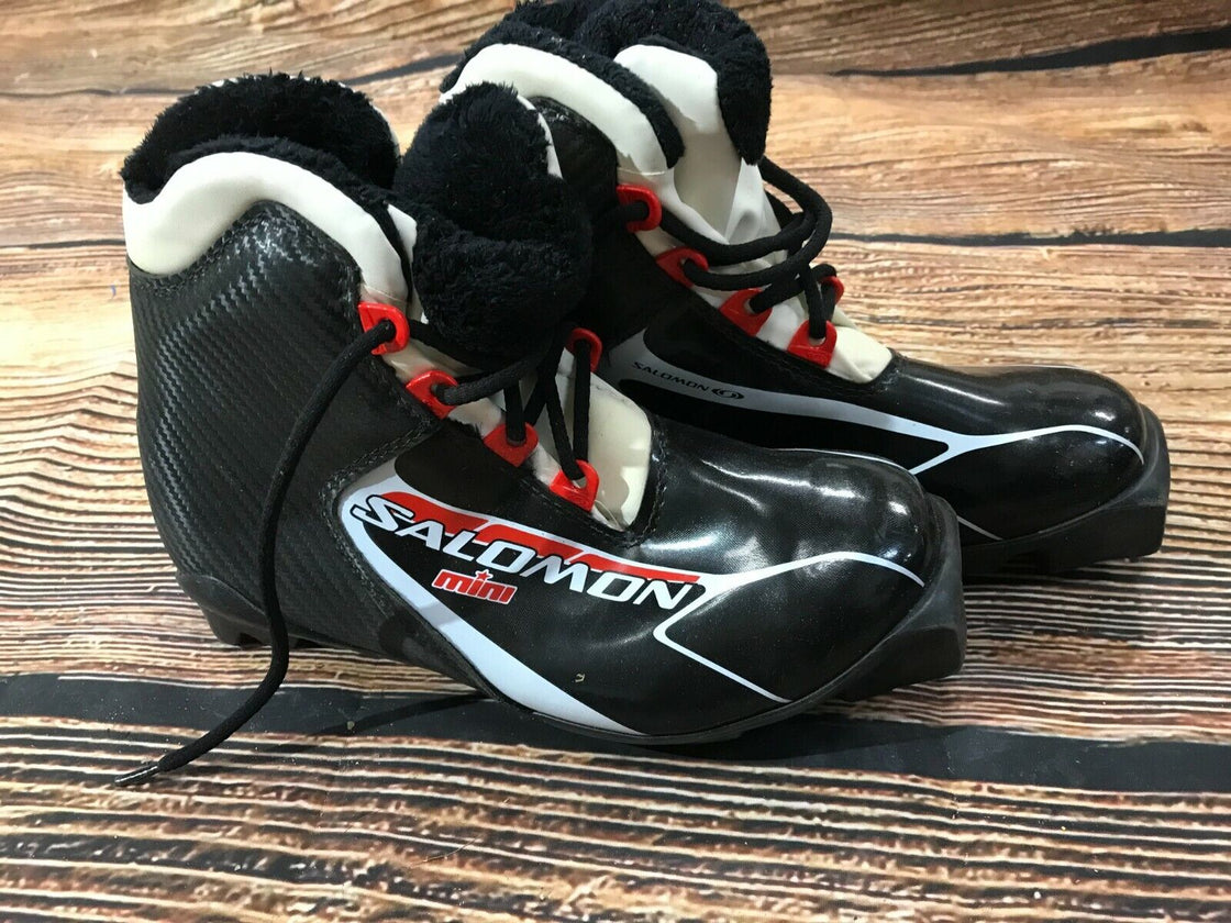 SALOMON Mini Classic Cross Country Ski Boots Size EU36 2/3 US4.5 SNS Profil