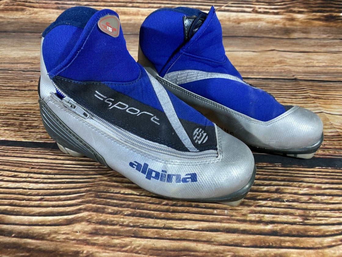 Alpina SP15 Nordic Cross Country Ski Boots Size EU37 US5 for NNN