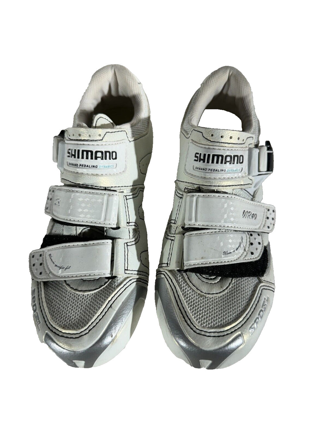 SHIMANO Wr40 Road Cycling Shoes 3 Bolts Ladies EU39 US7.2 Mondo 245 cs546