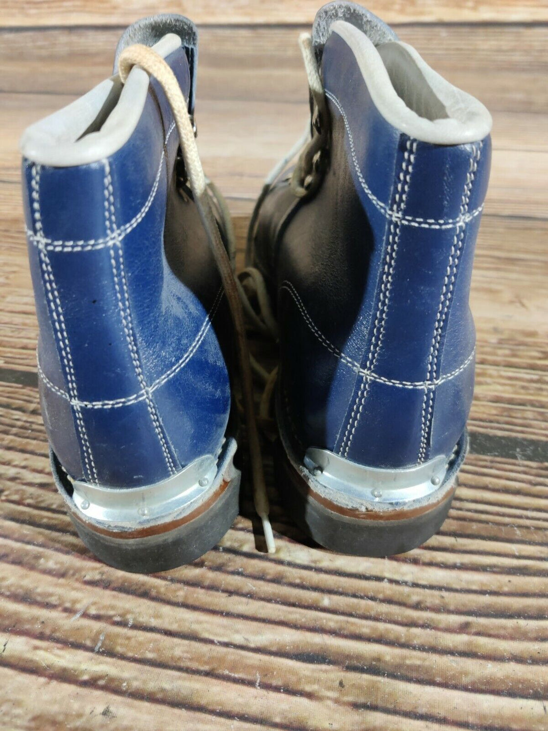 SCANDINAVIA SKO Vintage Cross Country Ski Boots Kandahar Binding EU41 US7 KL37