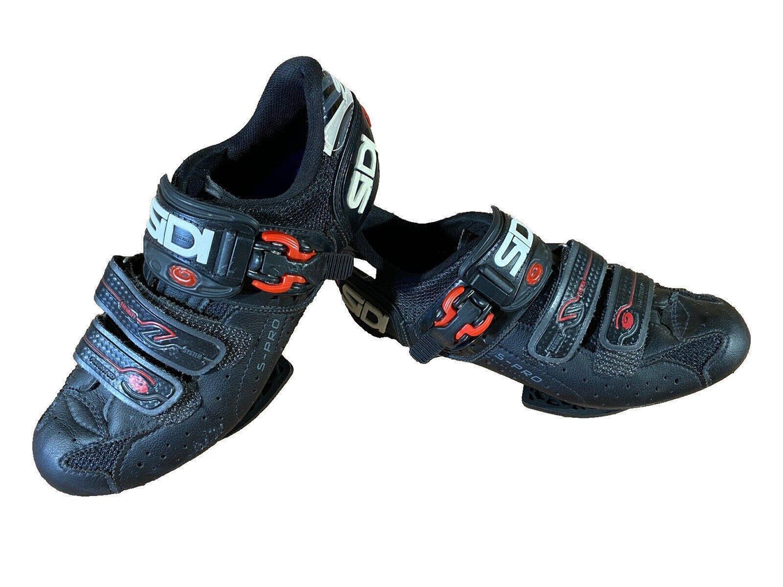 SIDI S-PRO Carbon Road Cycling Shoes Biking Boots Shoes EU40 US6.5 Mondo 244