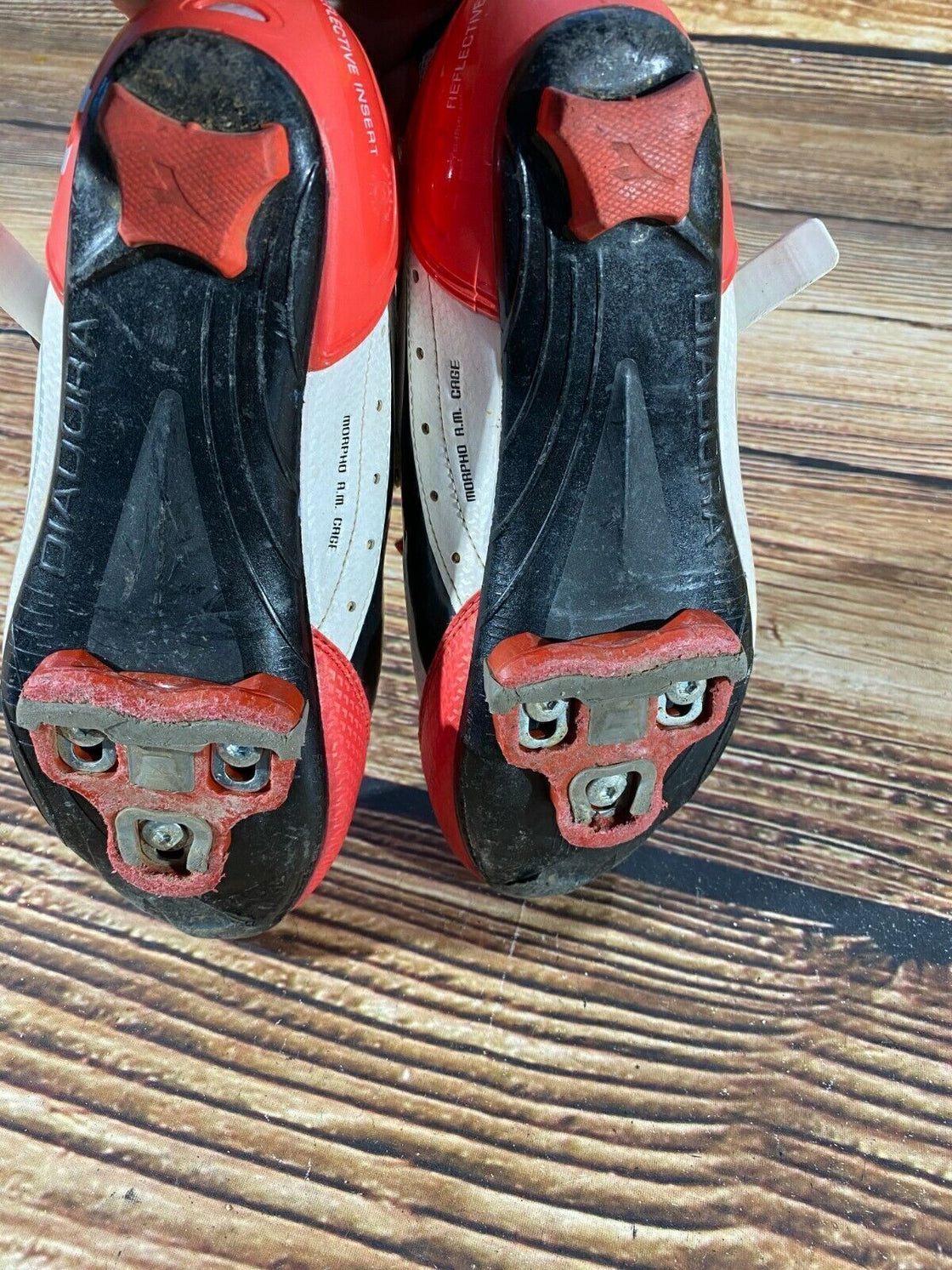 DIADORA Road Cycling Shoes Clipless Biking Boots Size EU 39 with Cleats