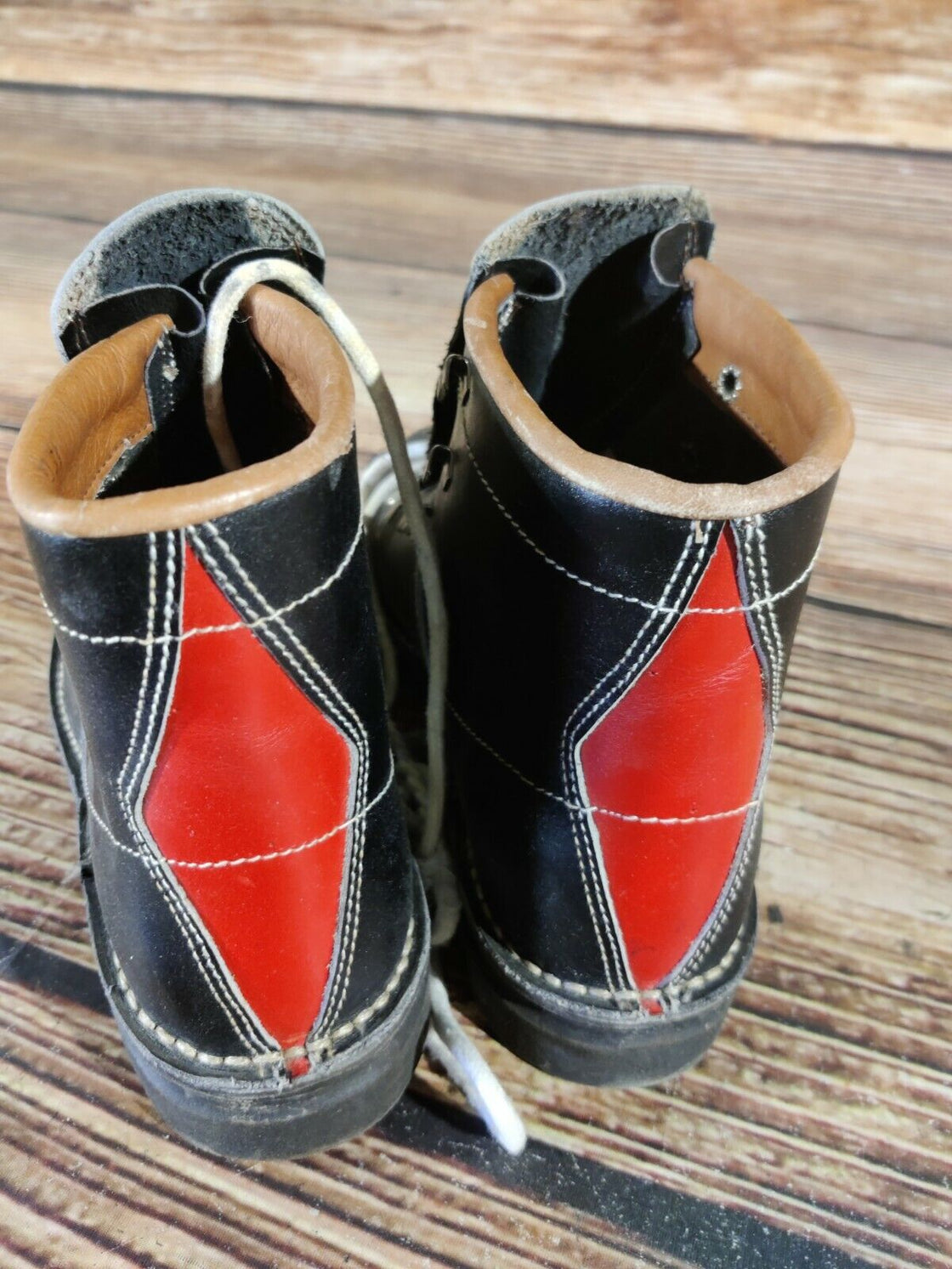 Vintage Cross Country Ski Boots Kandahar Old Cable Binding EU39 US6 KL43