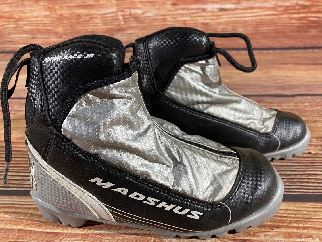 Madshus Super race Kids Nordic Cross Country Ski Boots Size EU34 US2 NNN M263