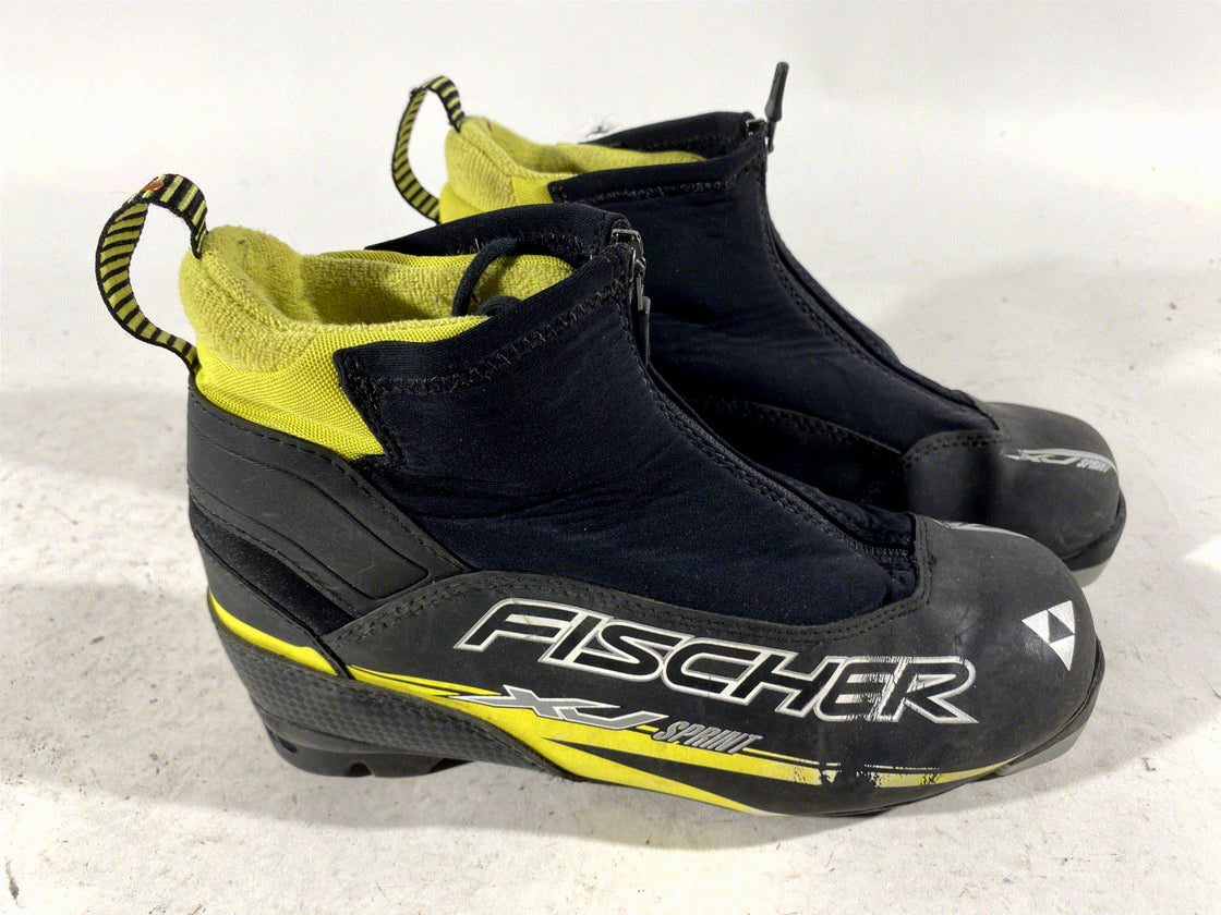 Fischer XJ Sprint Nordic Cross Country Ski Boots Size EU38 US6 NNN 549