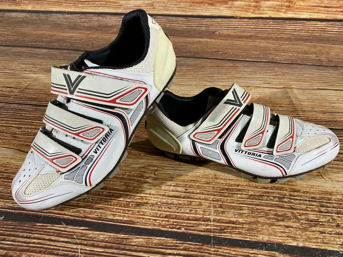 VITTORIA Cycling MTB Shoes Mountain Biking 2 Bolts Size EU42, US8, Mondo 268