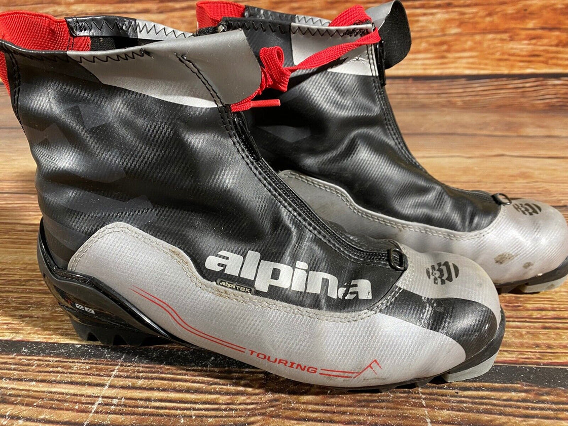 Alpina T28 Nordic Cross Country Ski Boots Size EU40 US7.5 for NNN