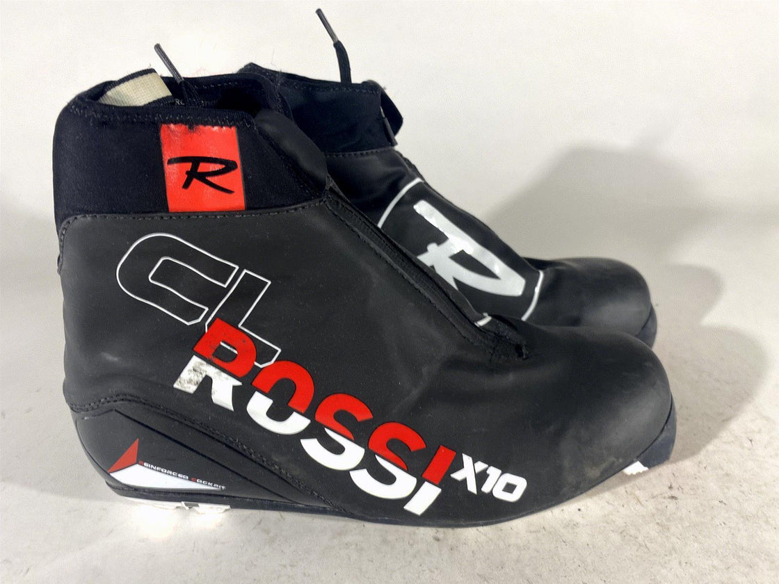 Rossignol X-10 Classic Nordic Cross Country Ski Boots EU40 US7.5 NNN