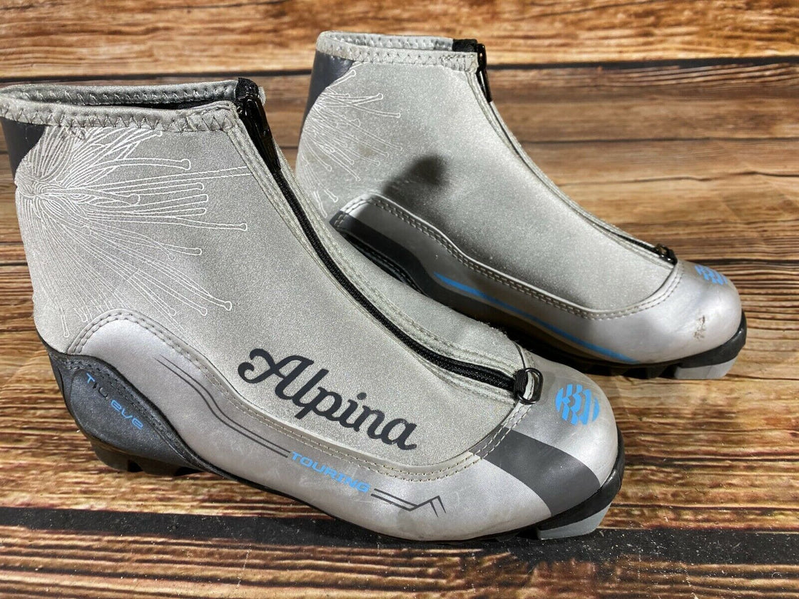 Alpina T10 Eve Nordic Cross Country Ski Boots Size EU37 US5 NNN bindings