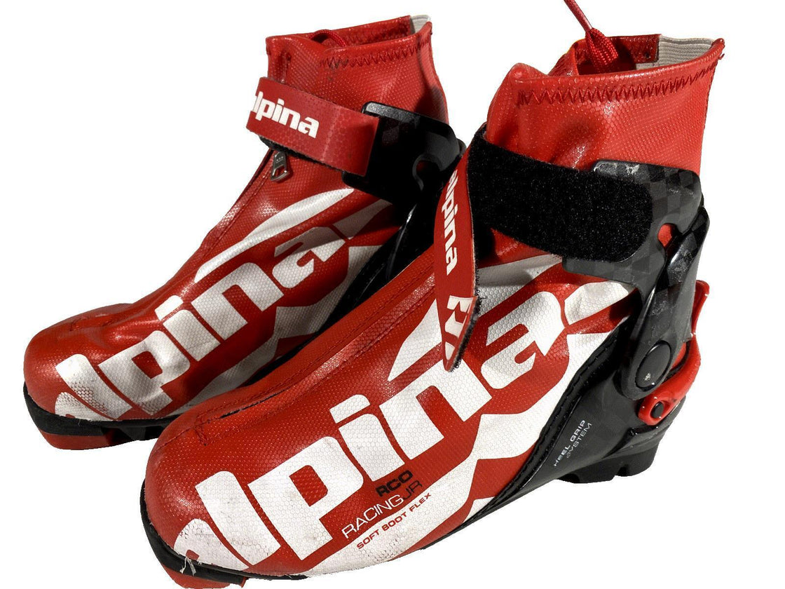 Alpina RCO Racing JR Nordic Cross Country Ski Boots Size EU35 US3.5 NNN