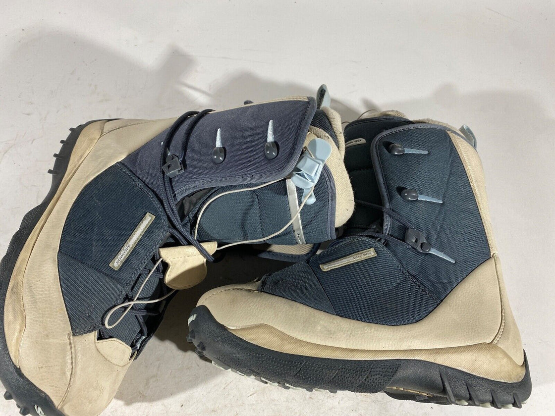 SALOMON Snowboard Boots Ladies Size EU40 1/3  US8  UK6.5 Mondo 250 mm