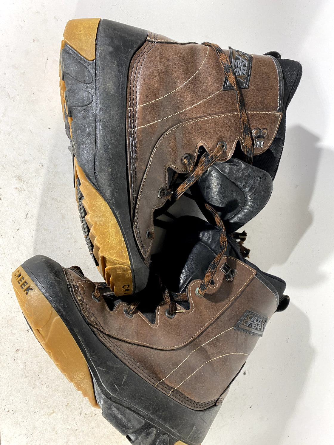 CRAZY CREEK Vintage Snowboard Boots Retro Size EU44 US10 UK9 Mondo 280 mm