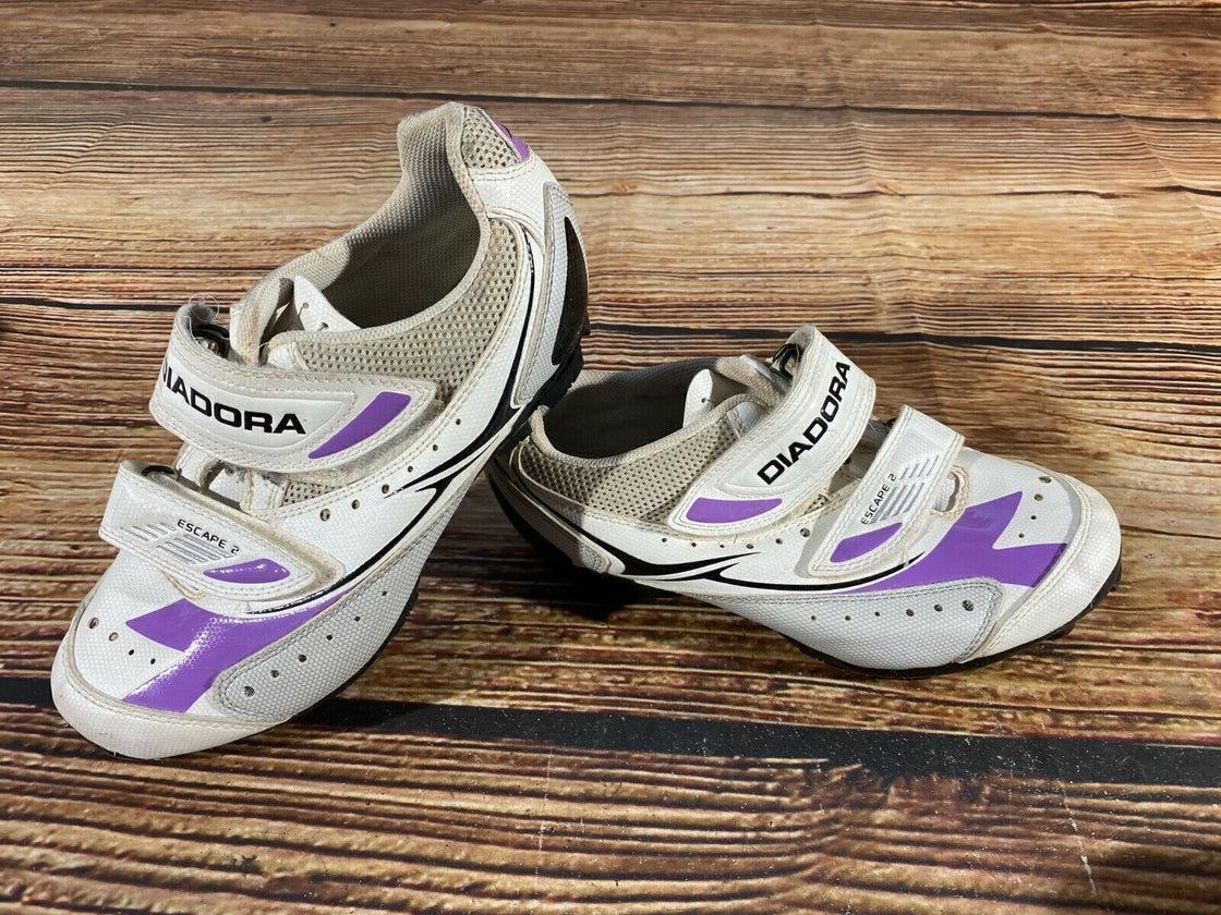 DIADORA Escape 2 Cycling MTB Shoes Mountain Biking Boots Ladies Size EU37