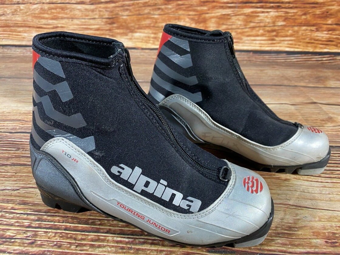 Alpina T10 jr Nordic Cross Country Ski Boots Size EU36 US4.5 NNN